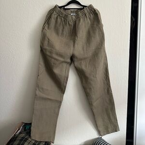 Bryn Walker linen Tan Pants